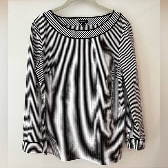 Talbots Stripe Cotton Top Size M - Picture 1 of 8